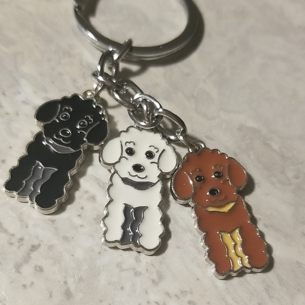 Charming Dog Keychain